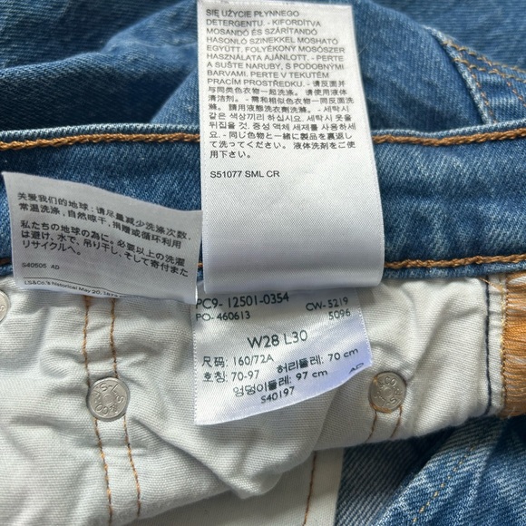 Levi’s Original 501 button up Jeans 28 x 30 - Picture 4 of 4